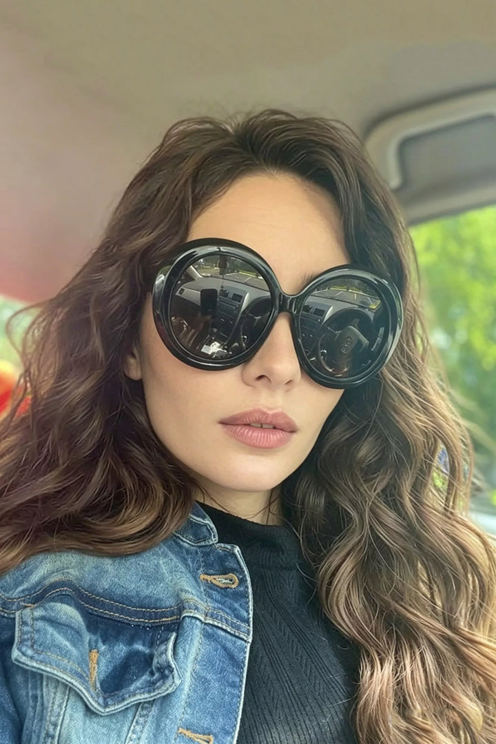 Lunettes Agathe rondes oversize