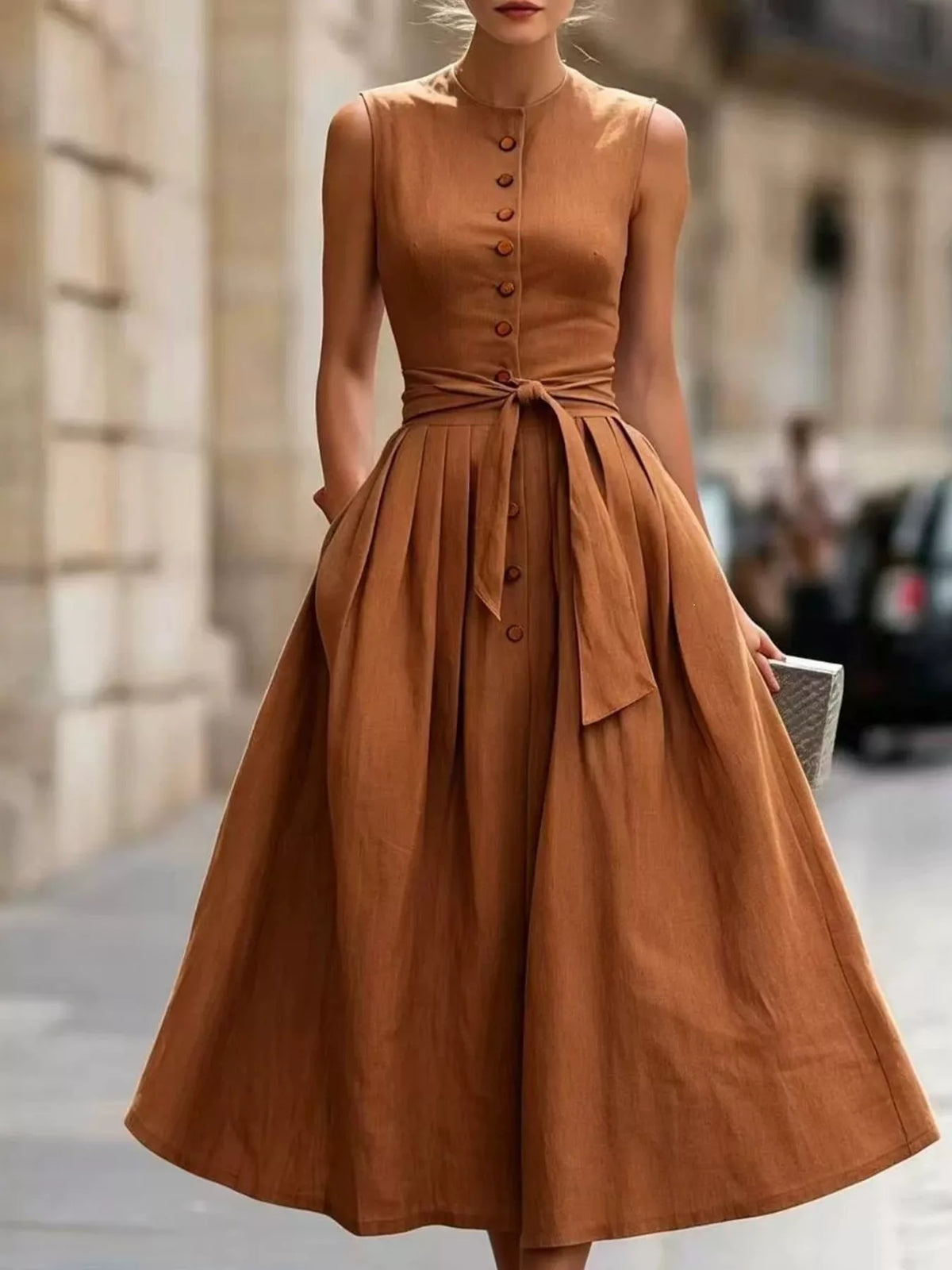 Robe midi Belinda grande taille – photo produit 6