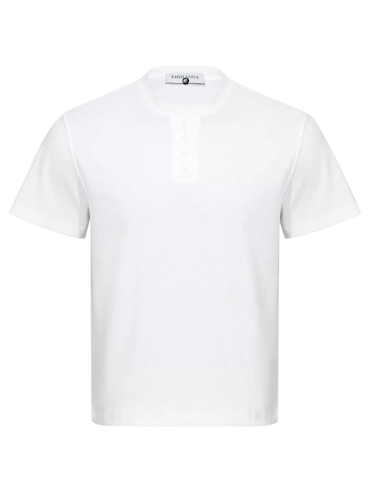 T-shirt Lucien – Henley à détail boutons – photo produit 7