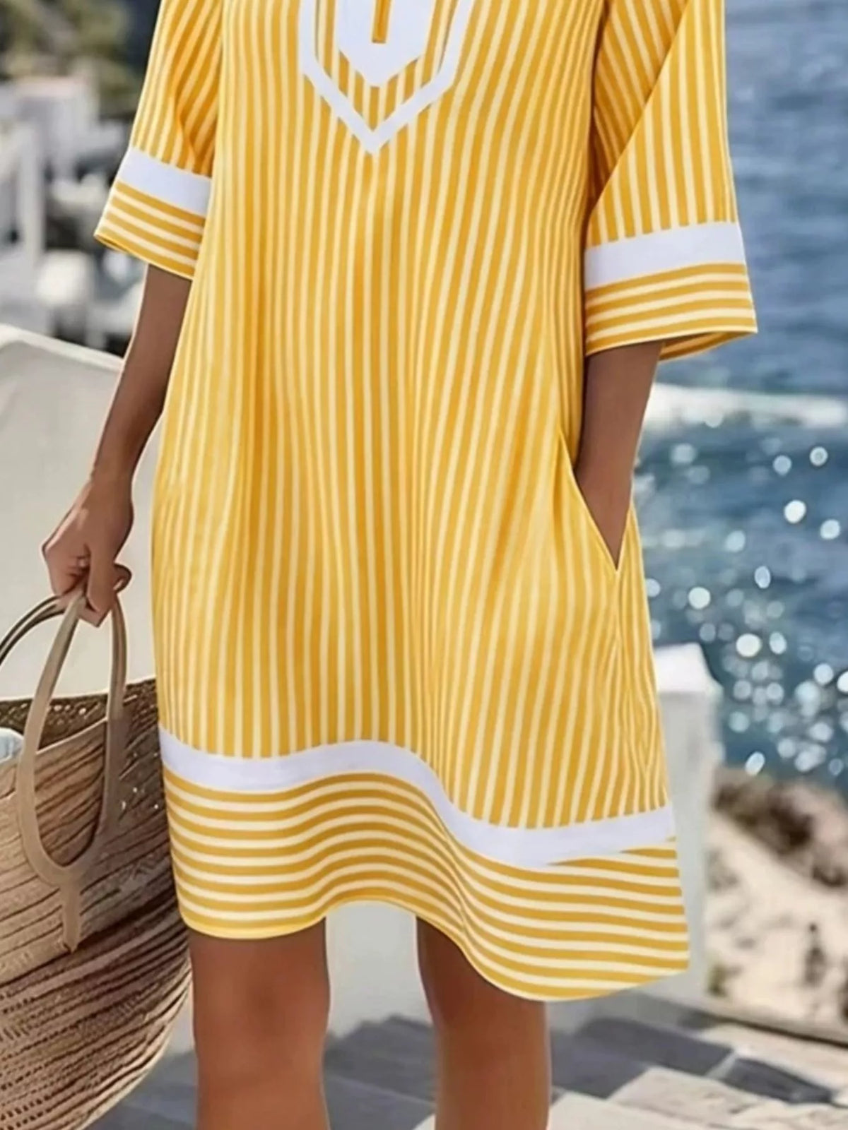 Robe Ondine rayée – photo produit 7