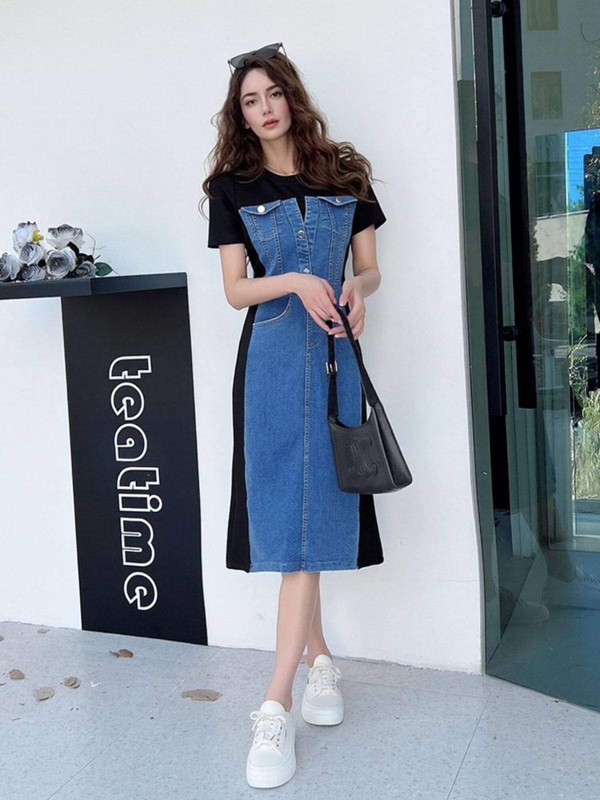 Robe en jean Jade grande taille – photo produit 6