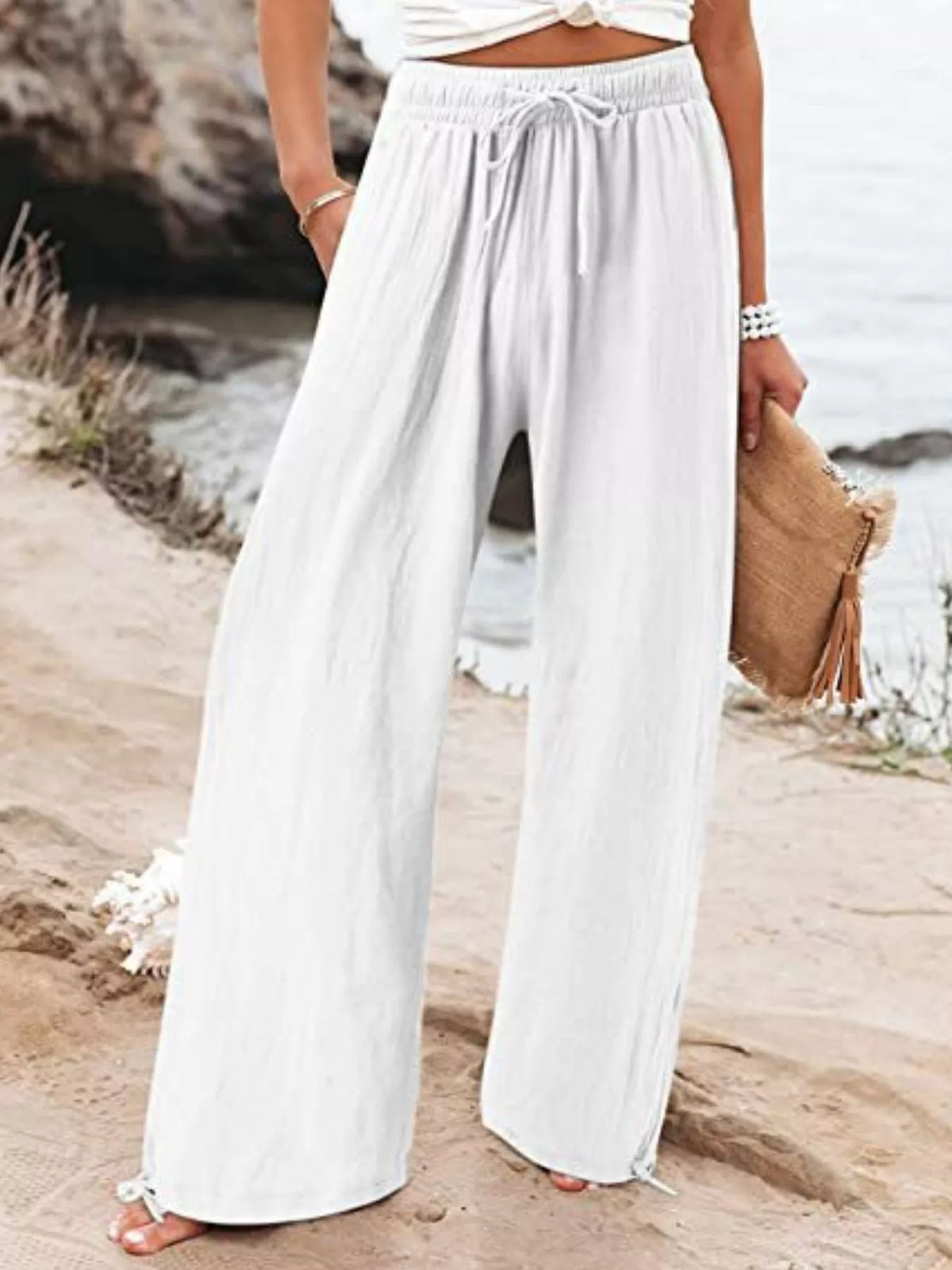 Pantalon Nolwenn large grande taille – photo produit 5
