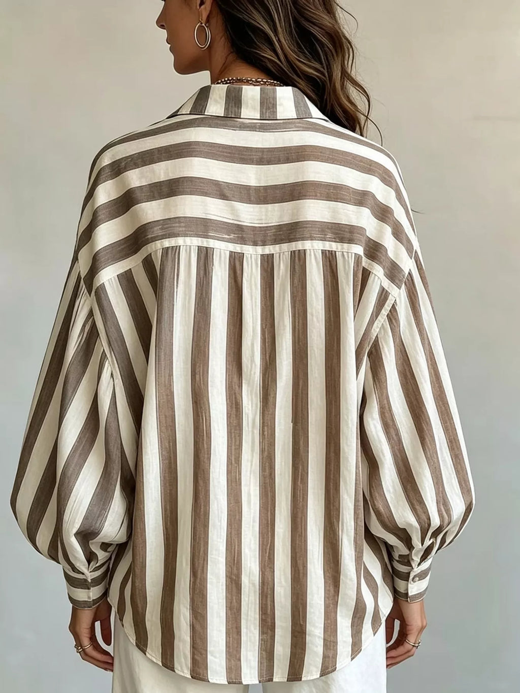 Chemise Maya rayée ample – photo produit 3