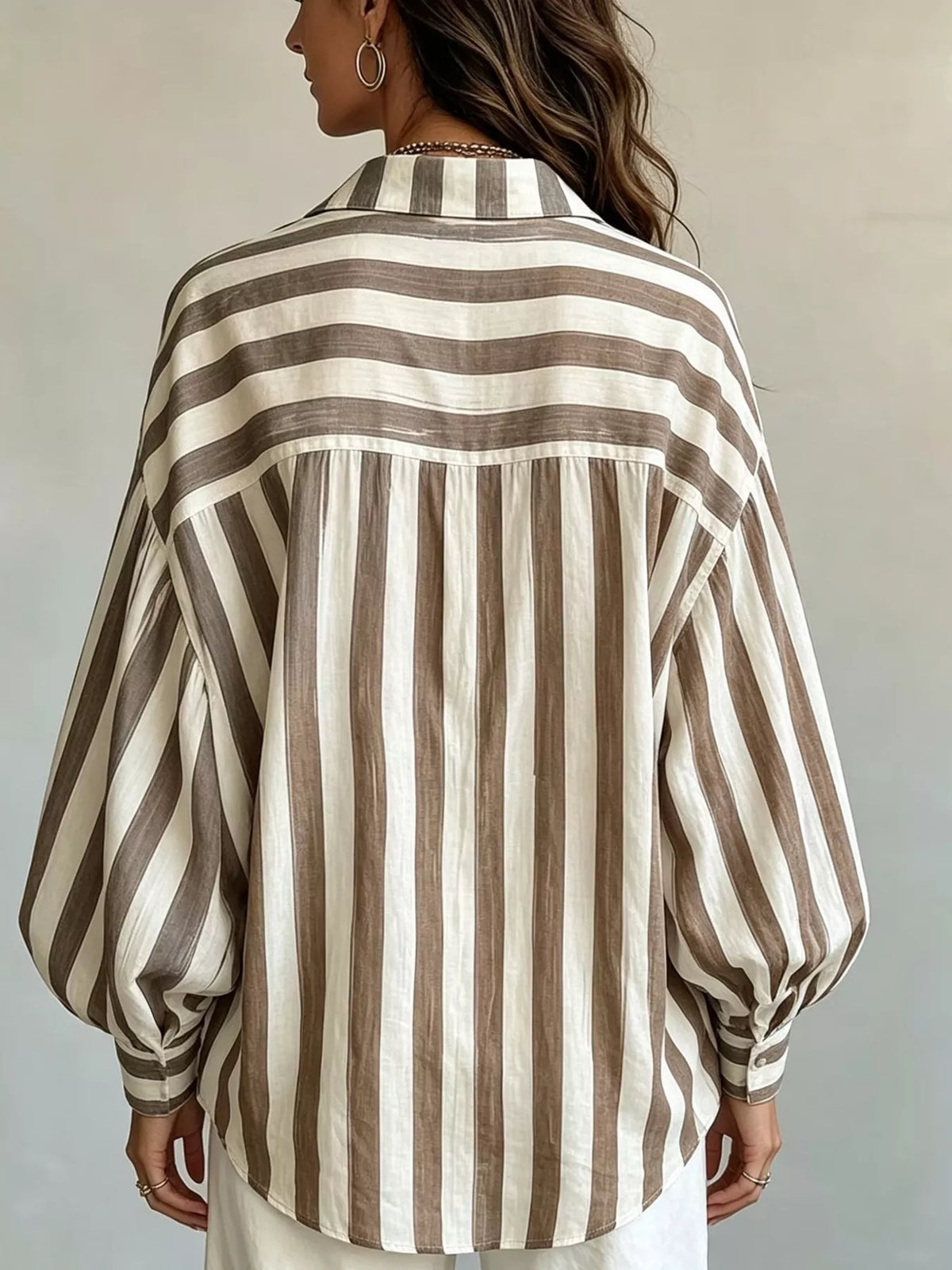 Chemise Maya rayée ample – photo produit 3