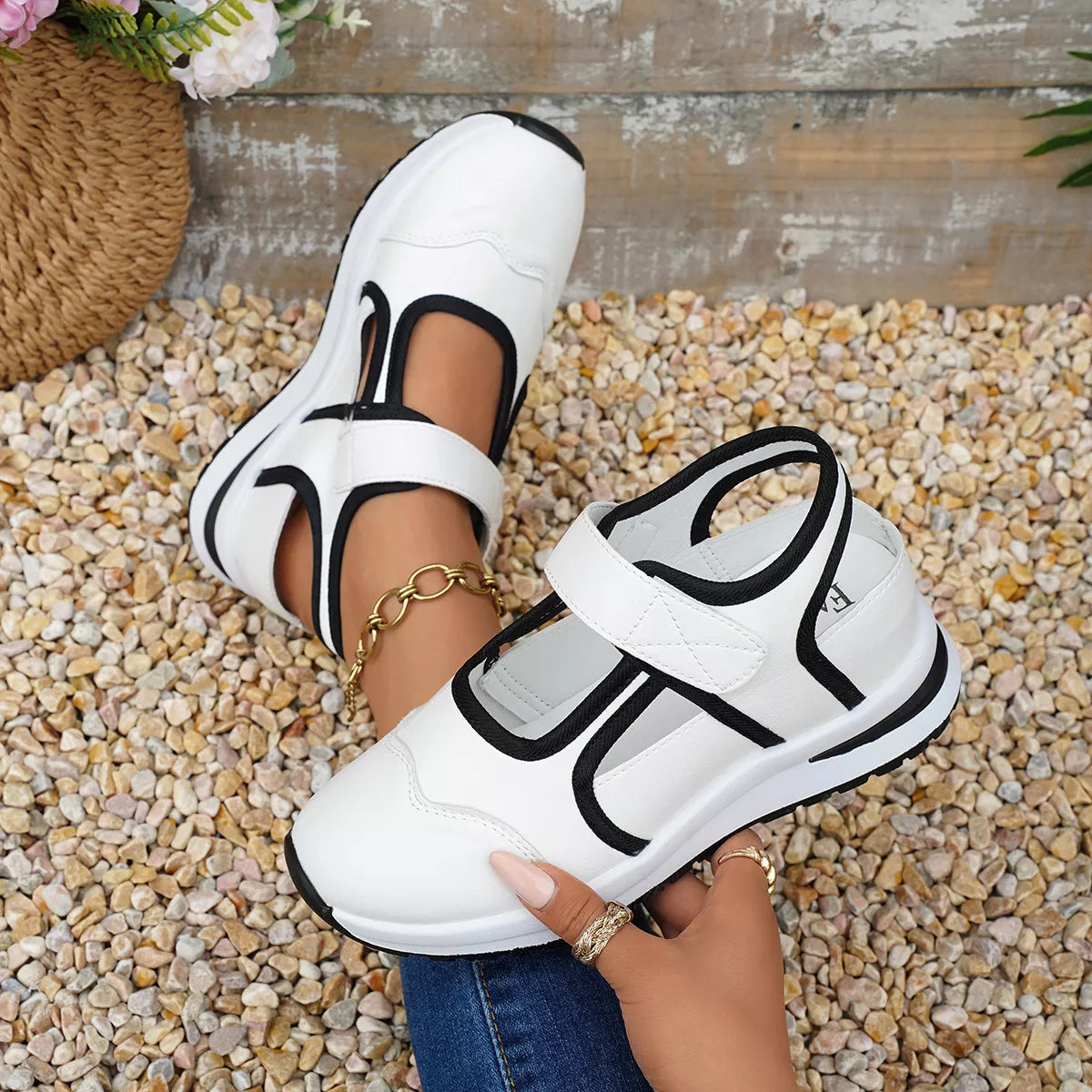 Baskets Mila bicolores – photo produit 7