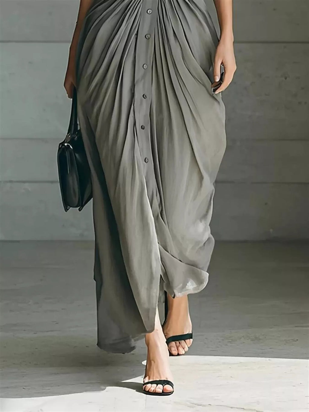 Robe chemise Ariane longue – photo produit 5