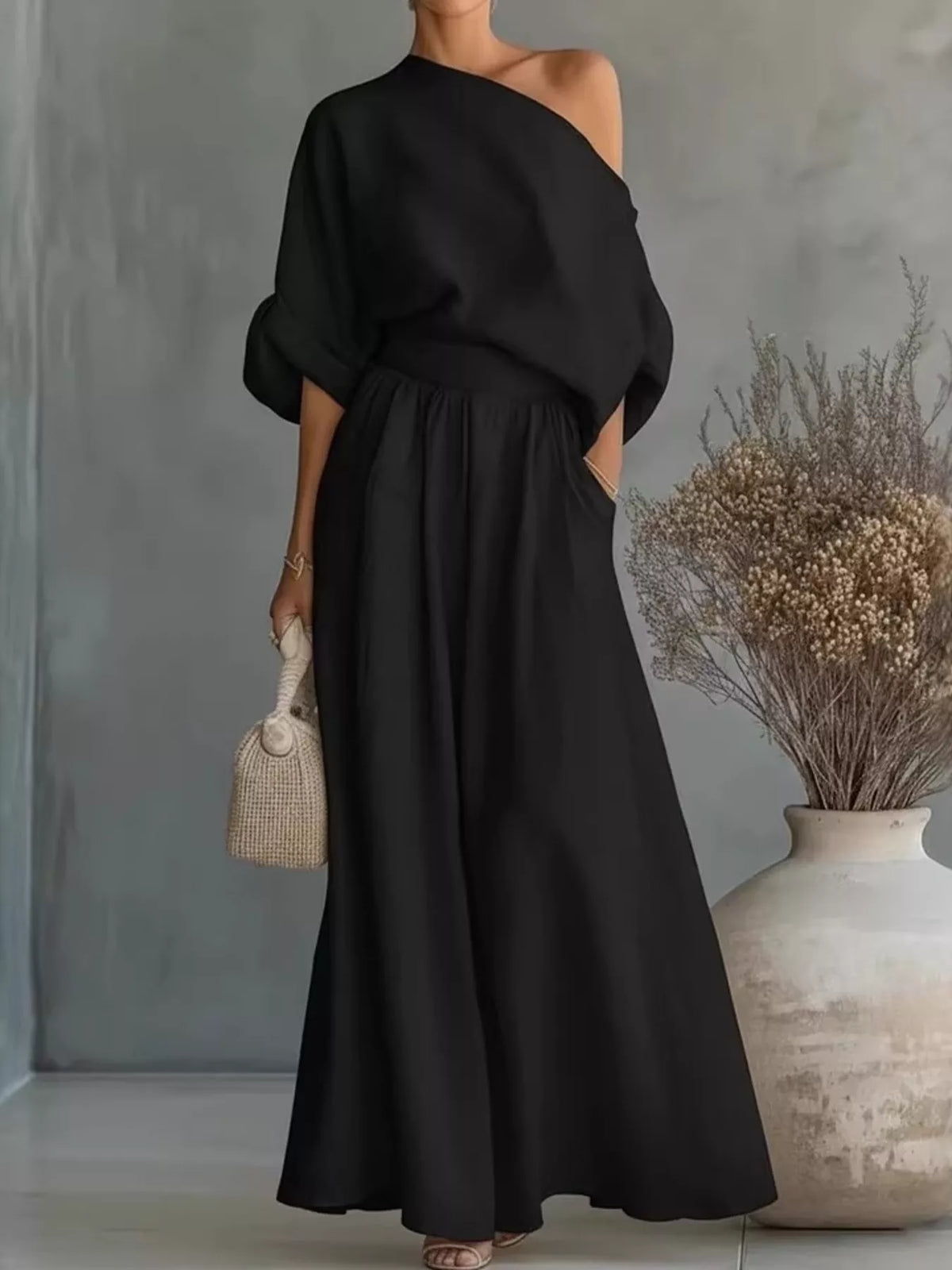 Ensemble Nélia épaule dénudée – photo produit 3