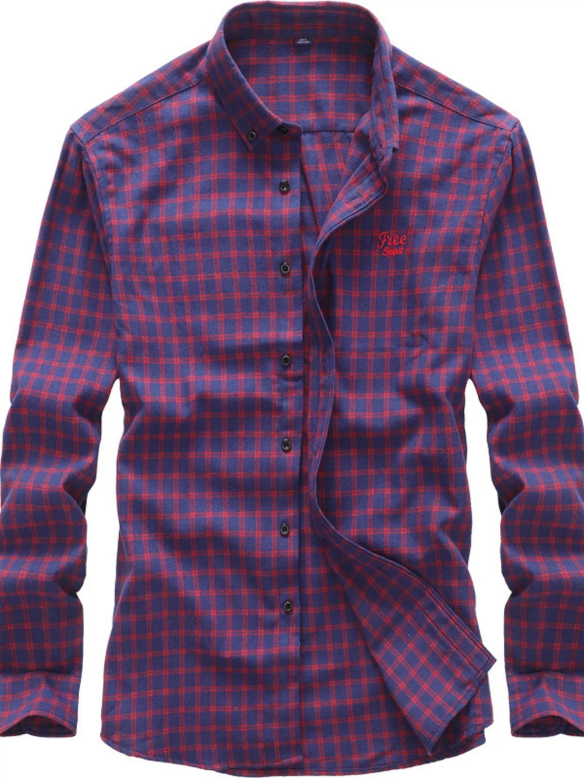 Chemise Alaric à carreaux grande taille – photo produit 4