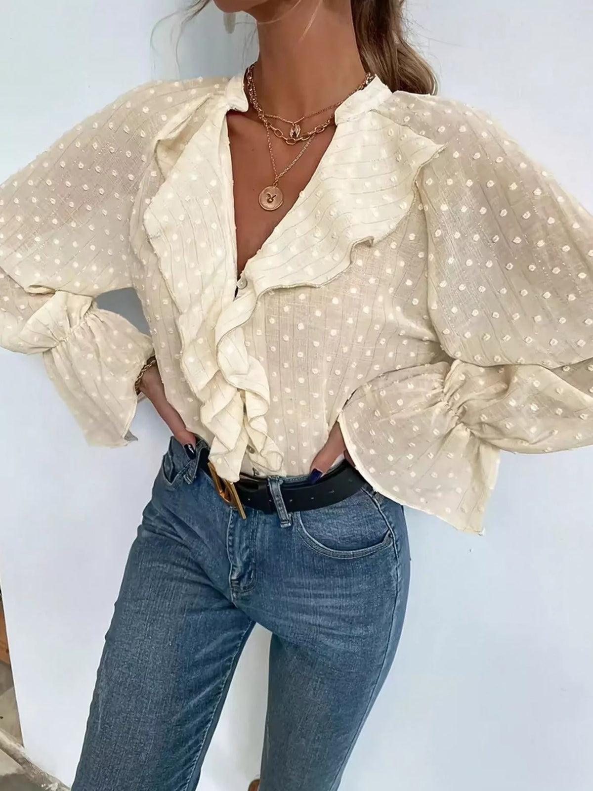 Blouse Solène plumetis – photo produit 3