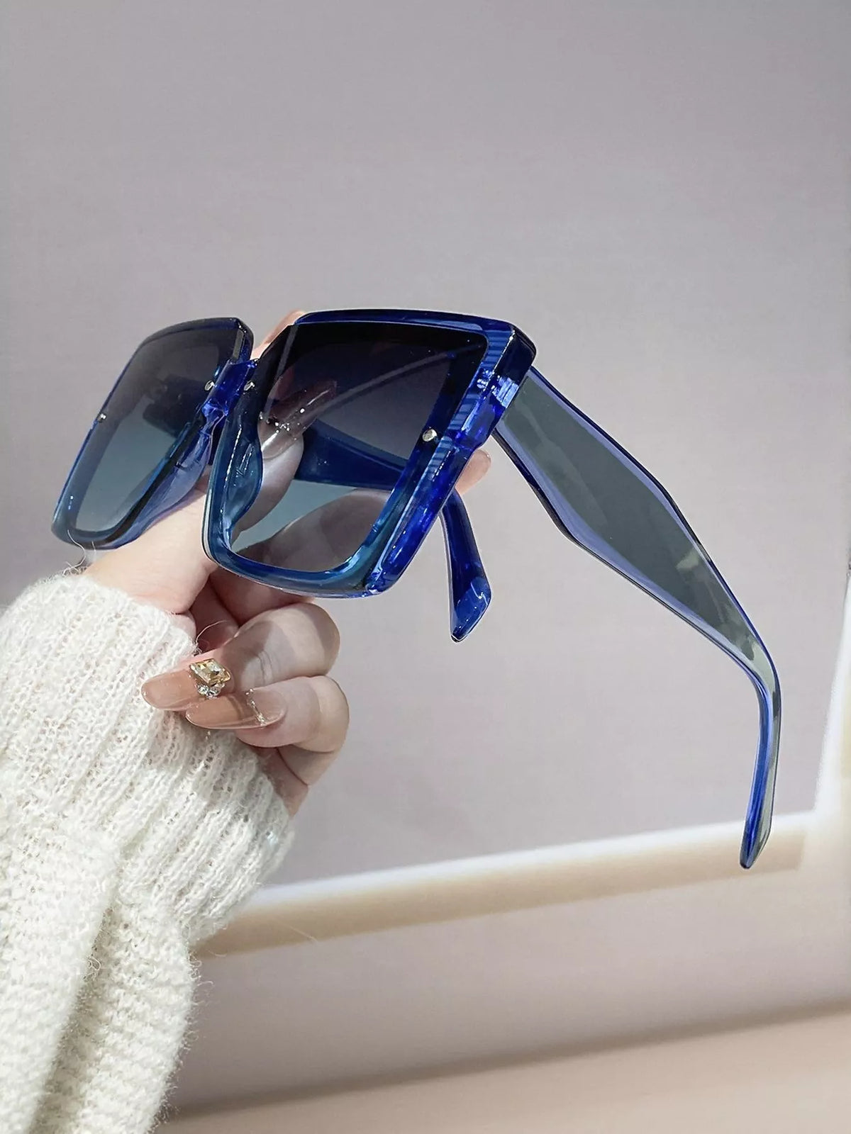 Lunettes Clara oversize dégradées – photo produit 3