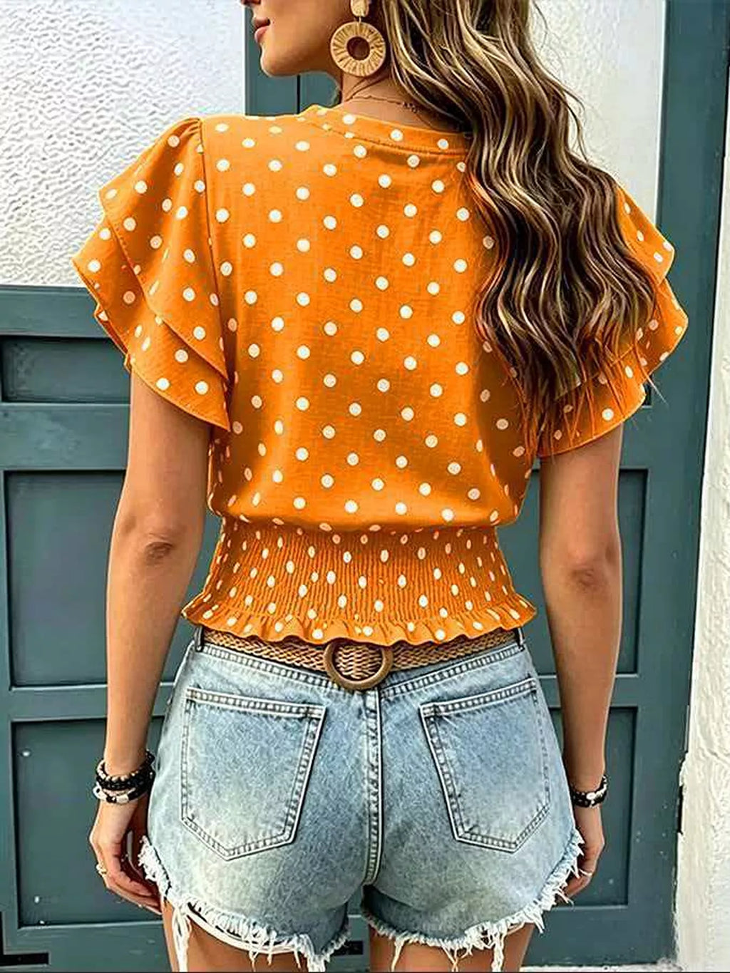 Blouse Albane à pois – photo produit 8