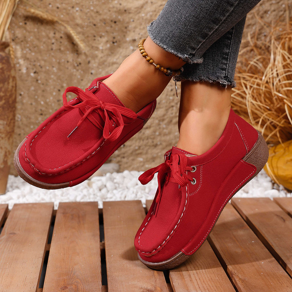 Baskets Aileen en daim – photo produit 7