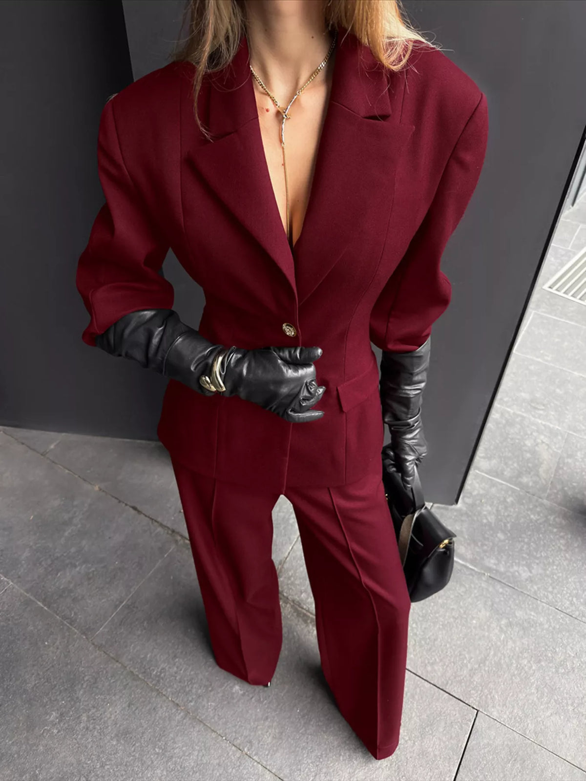 Ensemble Olivia blazer et pantalon – photo produit 2