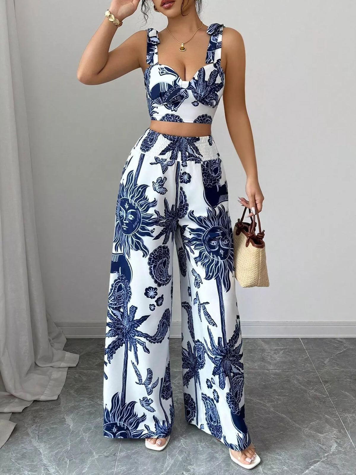 Ensemble Flora top et pantalon – photo produit 4