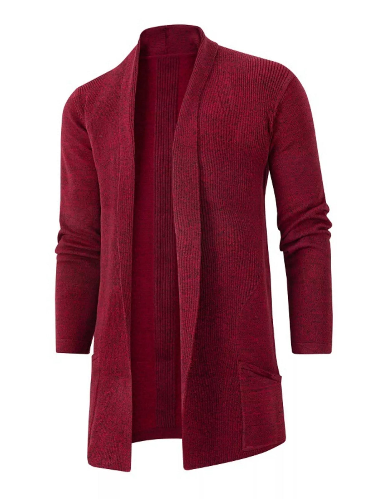 Gilet Nils – long chiné – photo produit 9