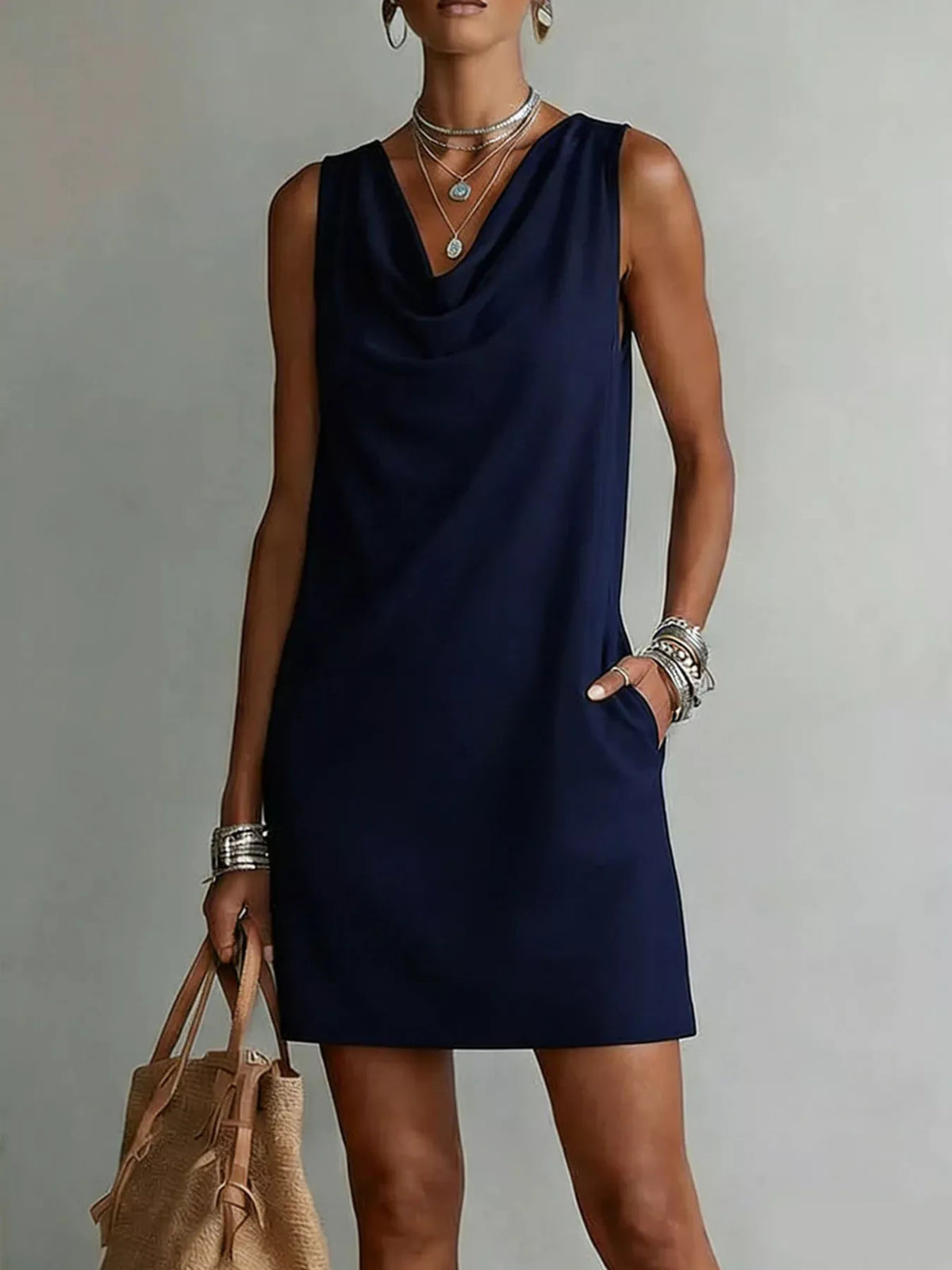 Robe courte Belinda grande taille – photo produit 6