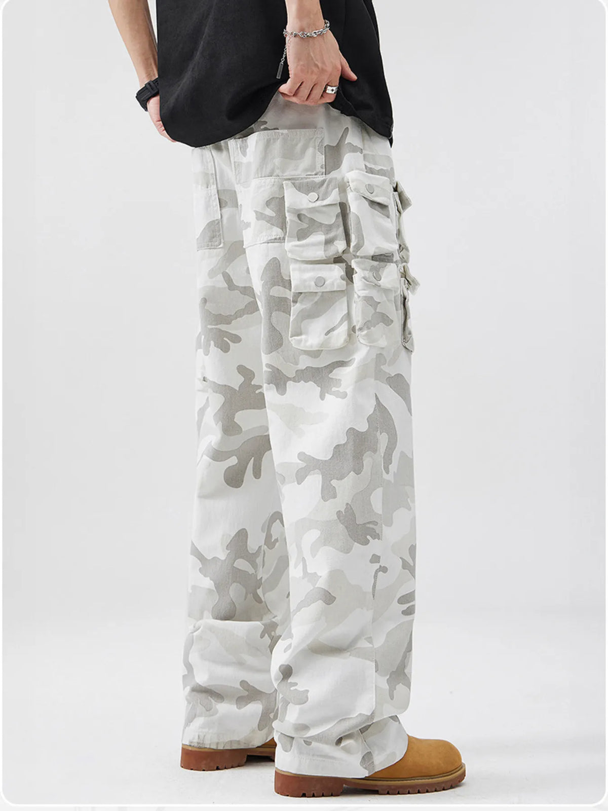 Pantalon Adémar cargo camouflage – photo produit 3