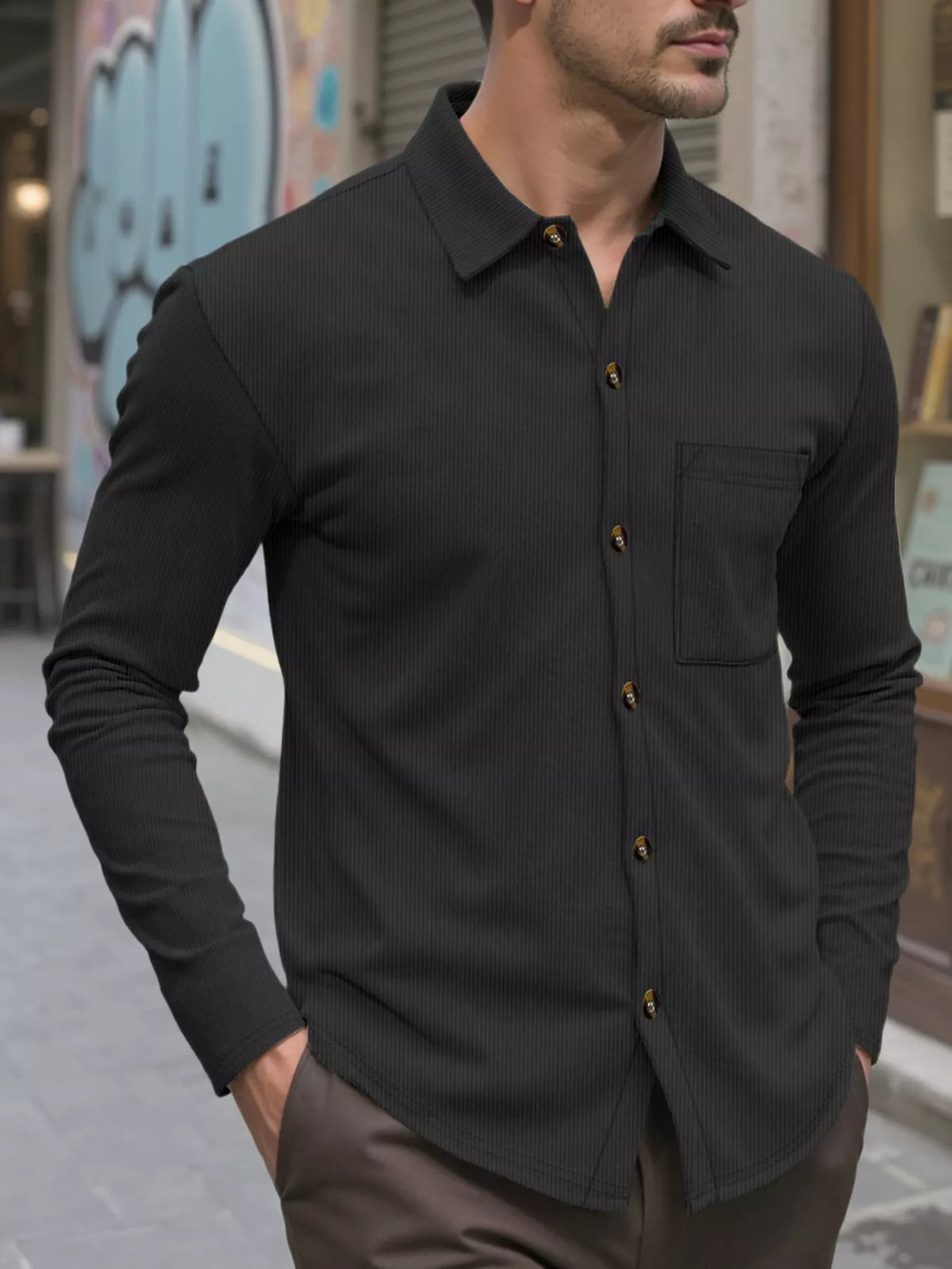 Chemise Liam grande taille – photo produit 4