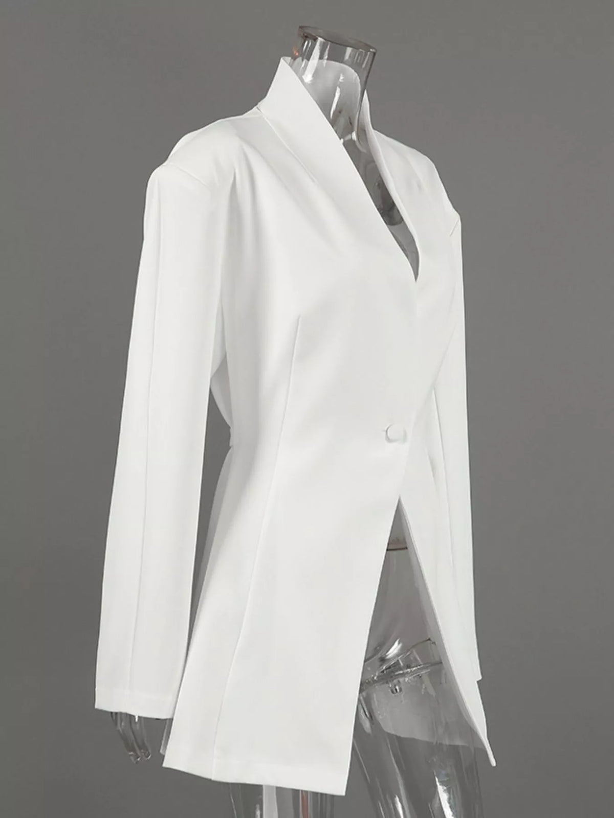 Blazer Adélise – un bouton manches longues – photo produit 6