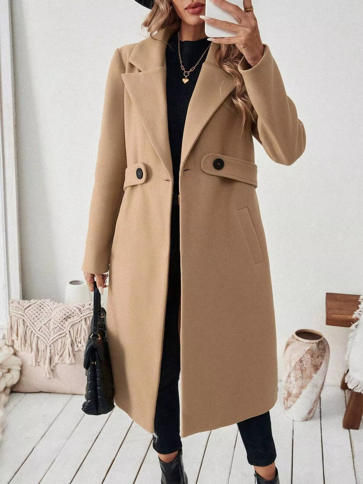Manteau Clara en laine mélangée – photo produit 2