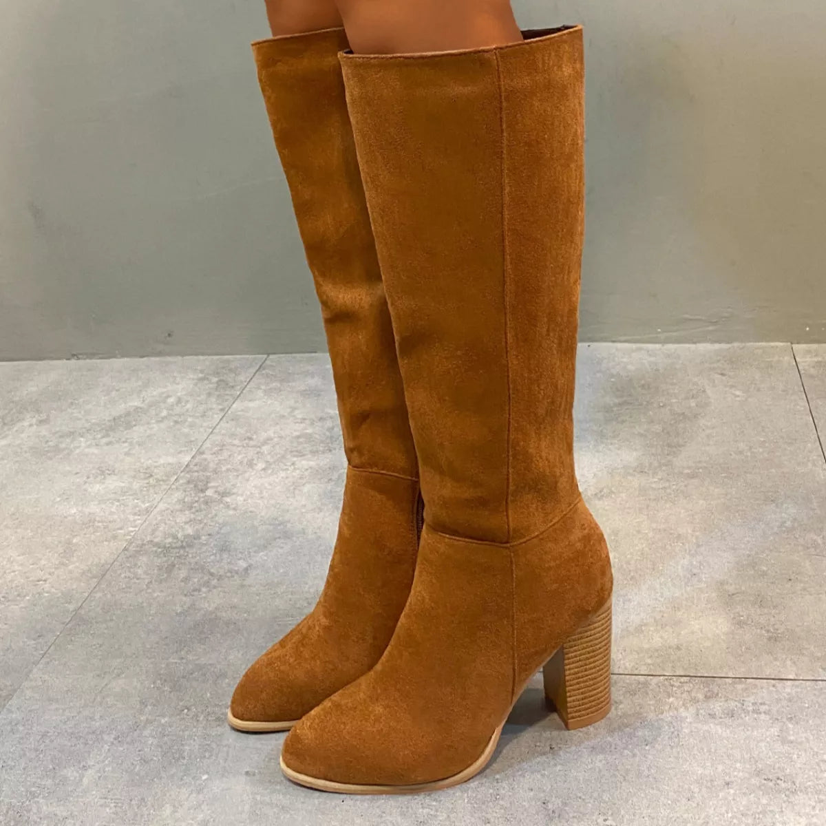 Bottines Élise à talon carré – photo produit 6