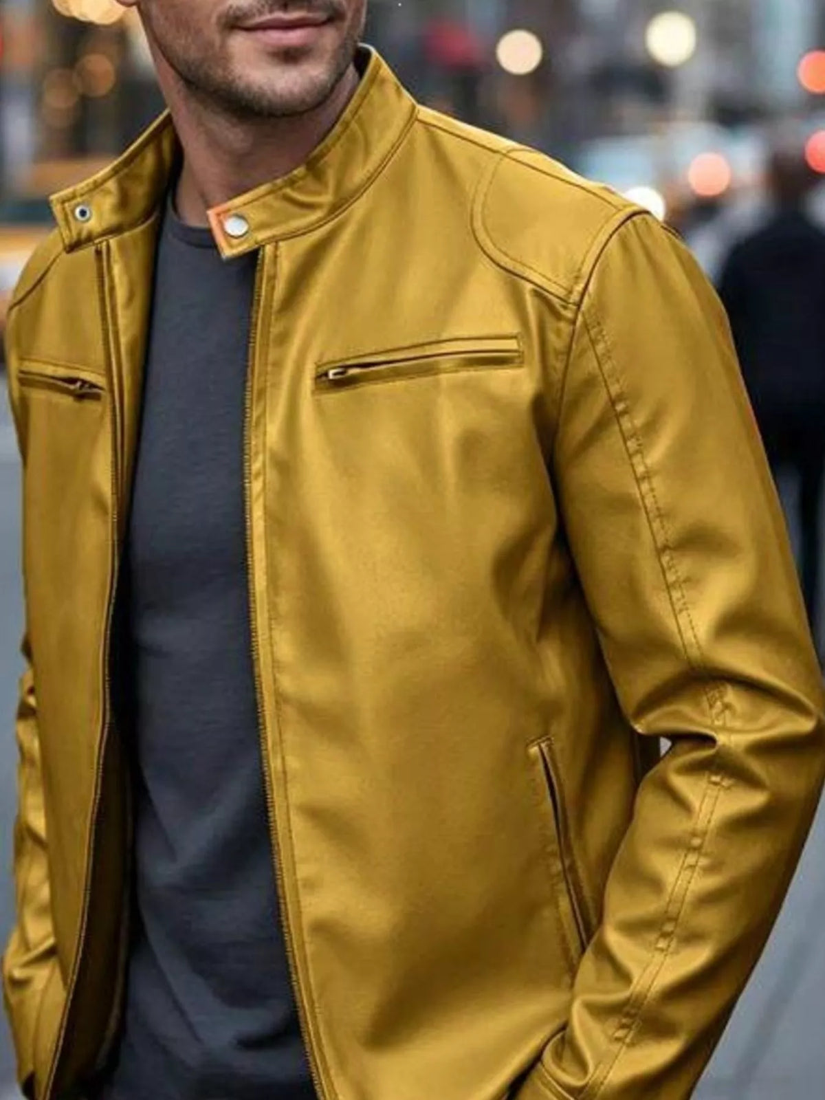 Blouson Nils – similicuir – photo produit 8