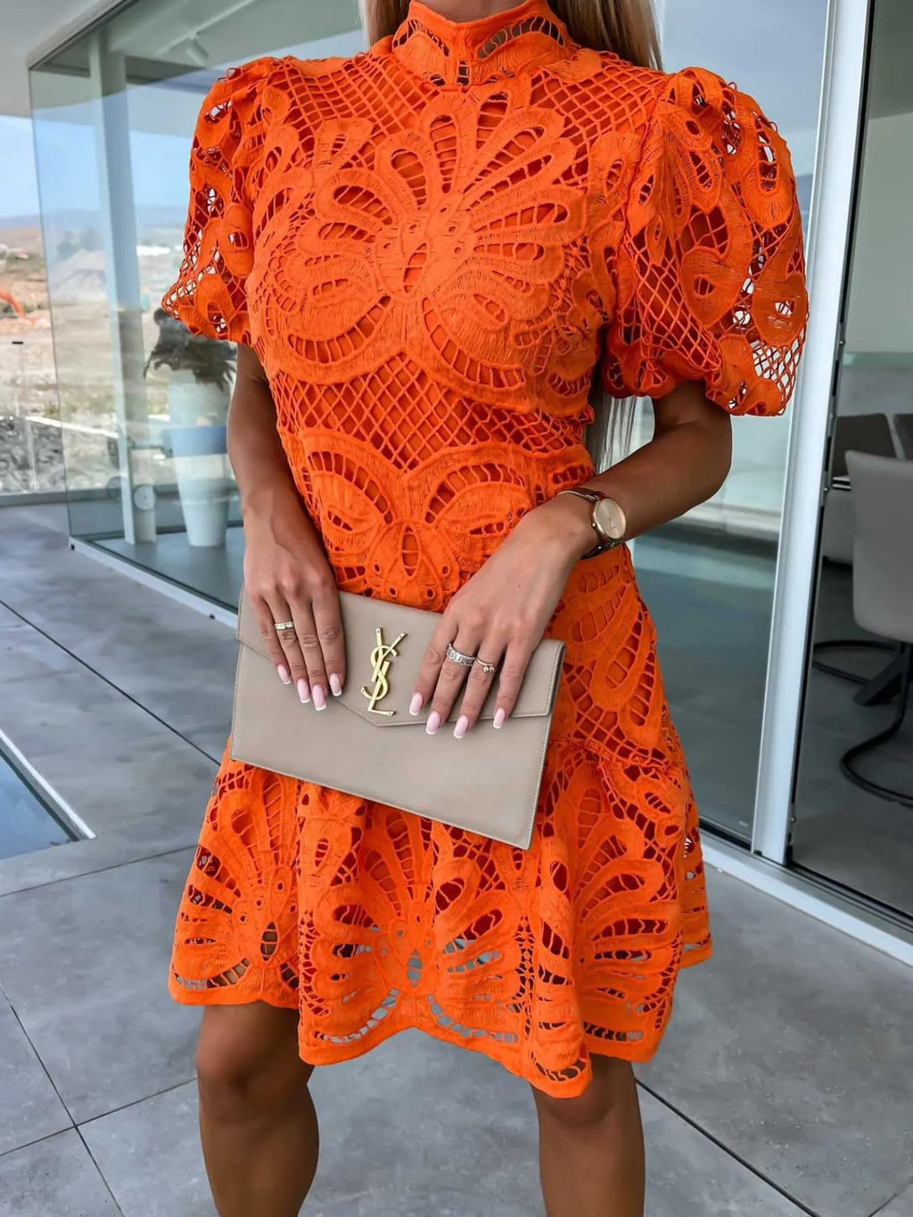 Robe Jade en dentelle – photo produit 10