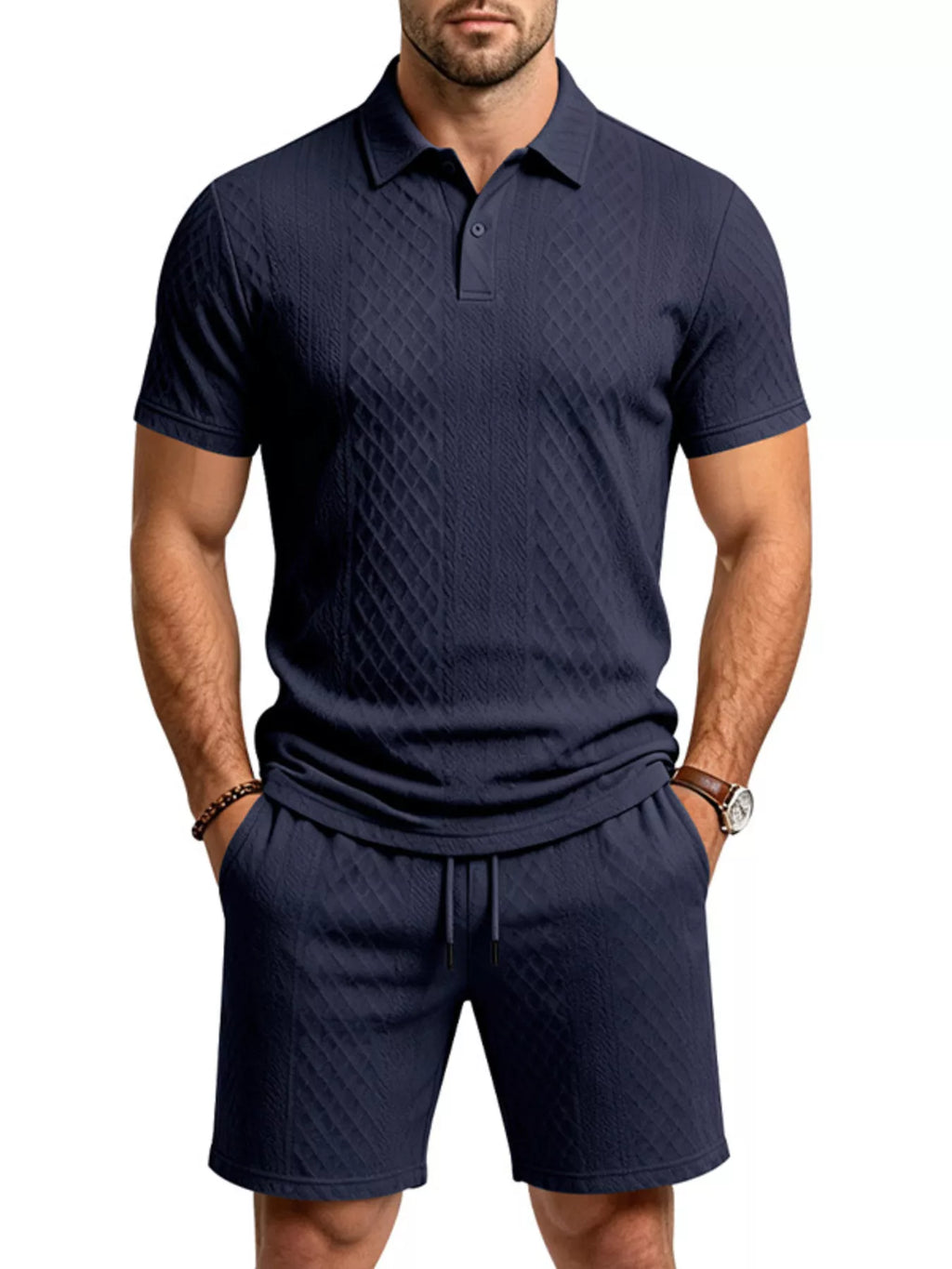 Ensemble Kylian – polo short – photo produit 1