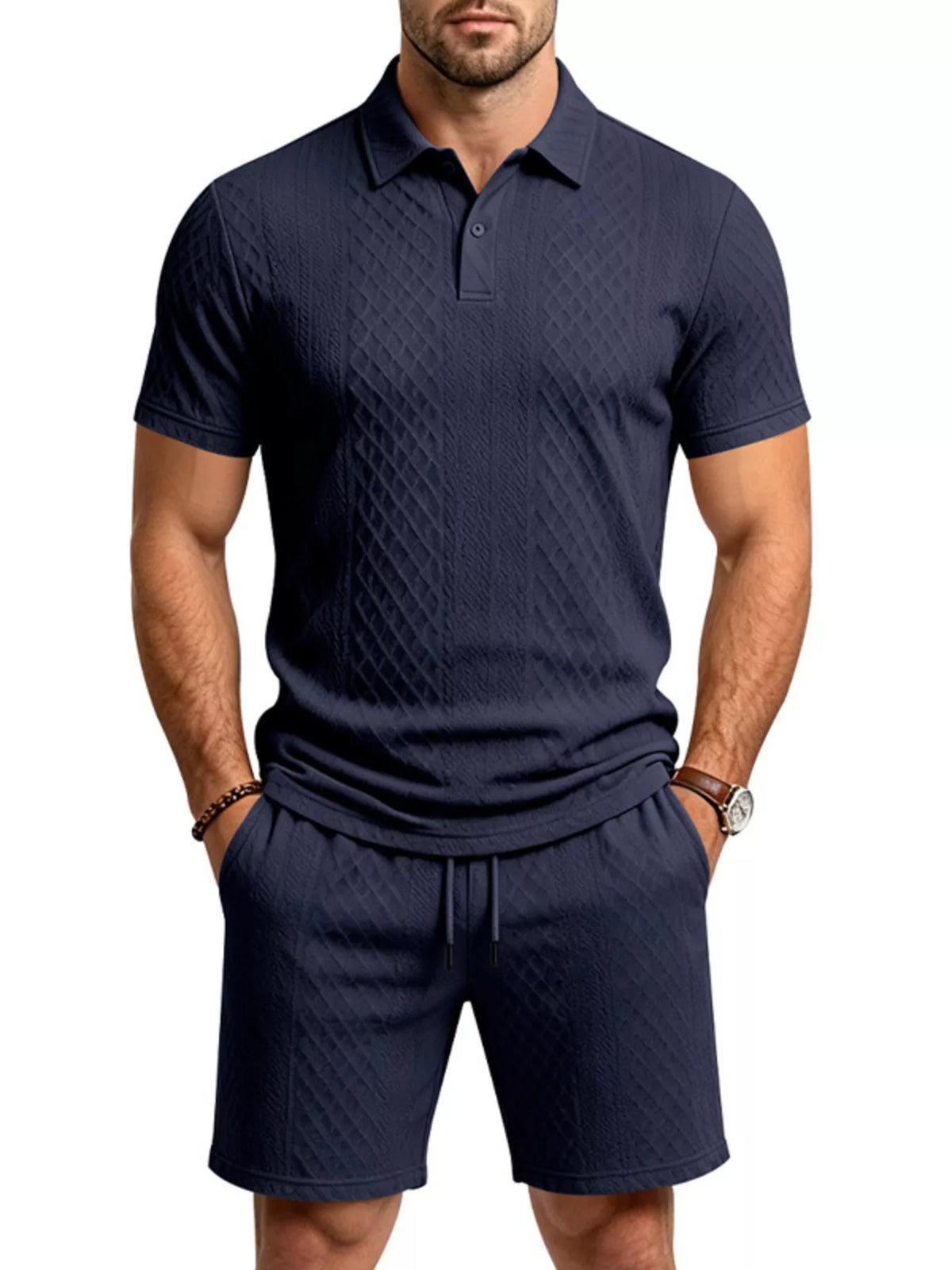 Ensemble Kylian – polo short – photo produit 1