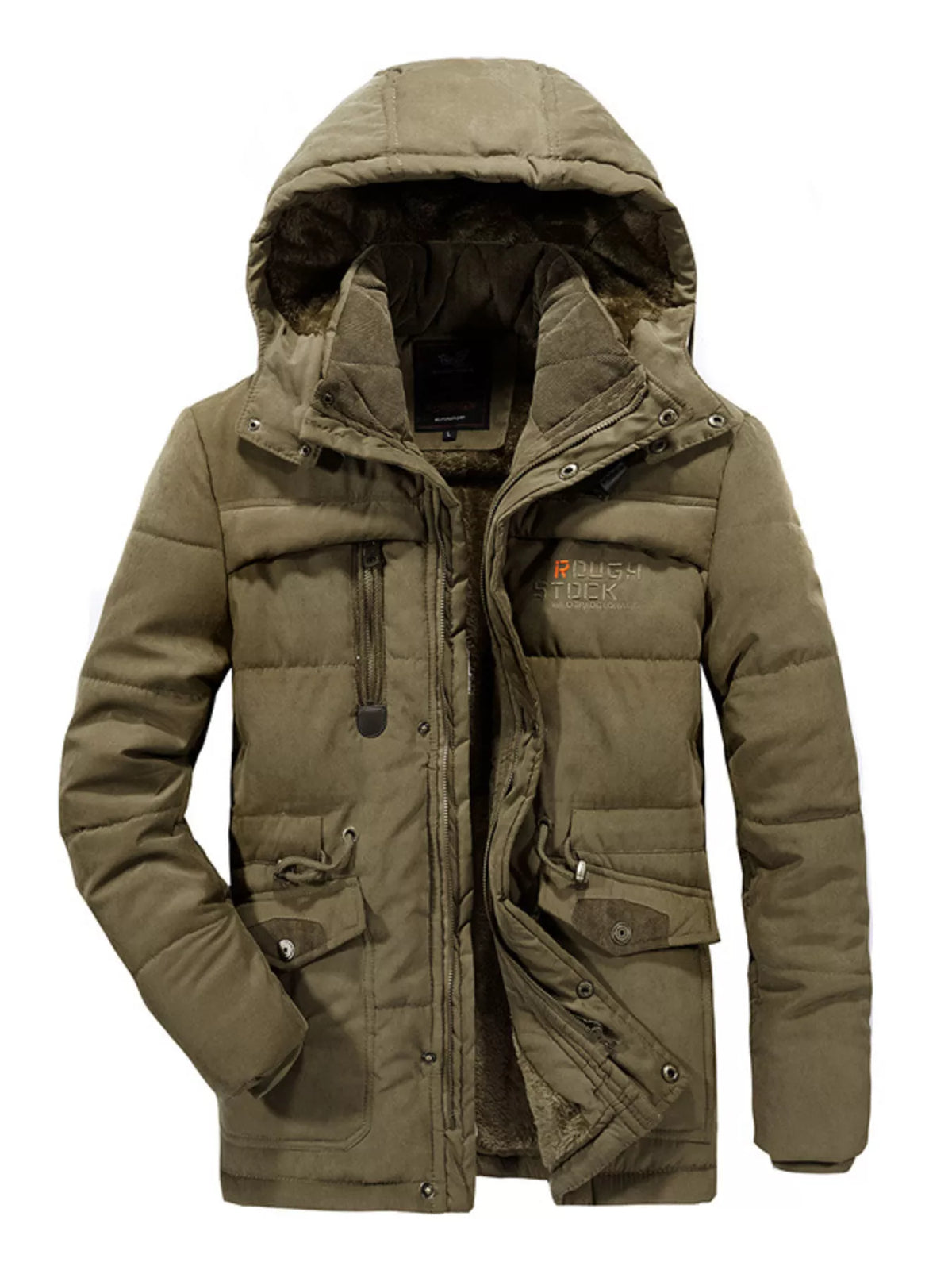 Parka homme Zéphyr zippée grande taille – photo produit 4