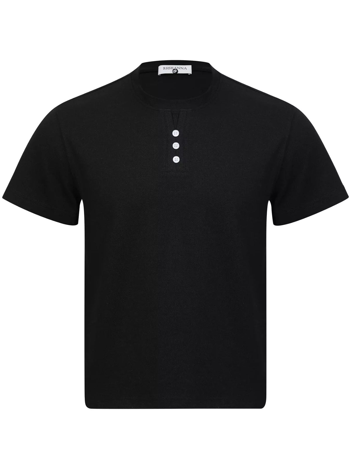 T-shirt Lucien – Henley à détail boutons – photo produit 9