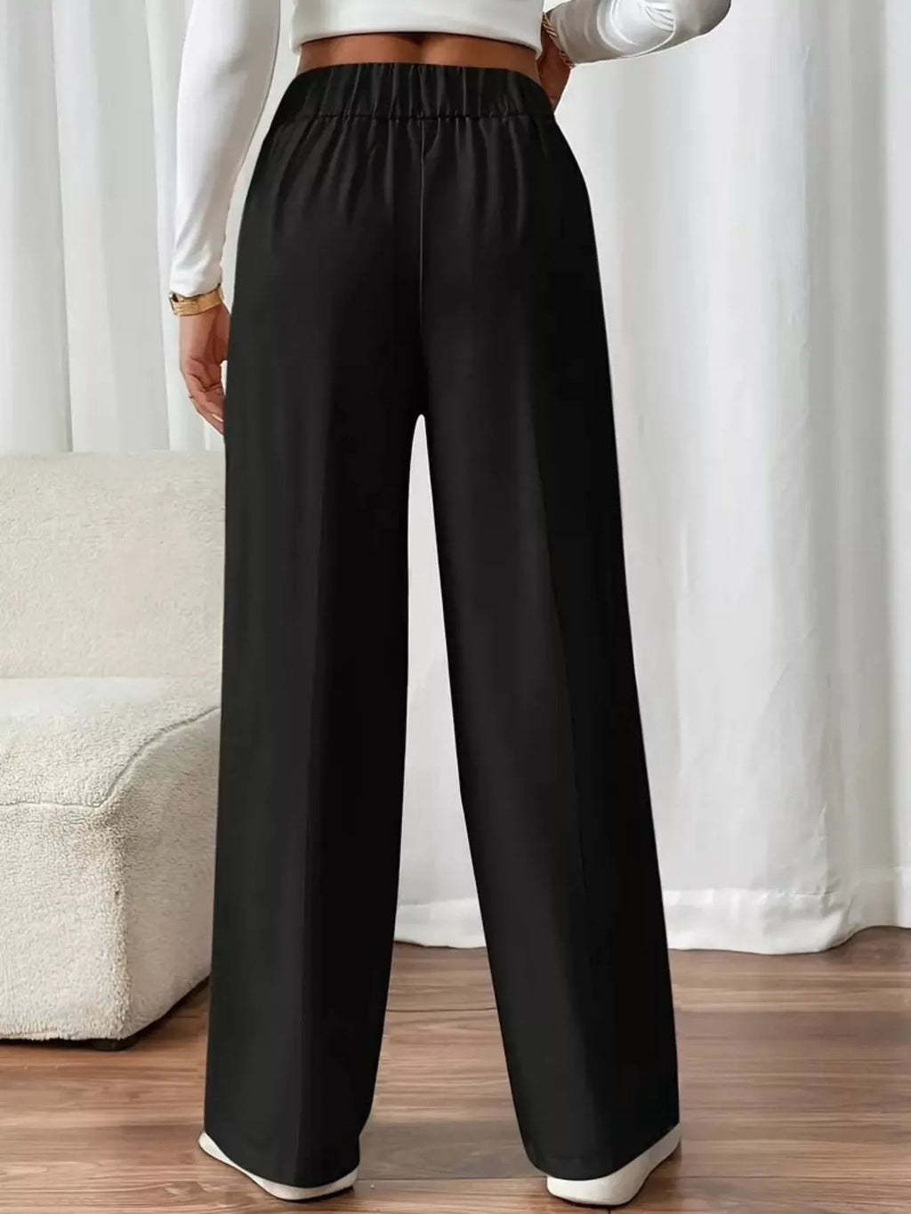 Pantalon Moya large taille haute – photo produit 10