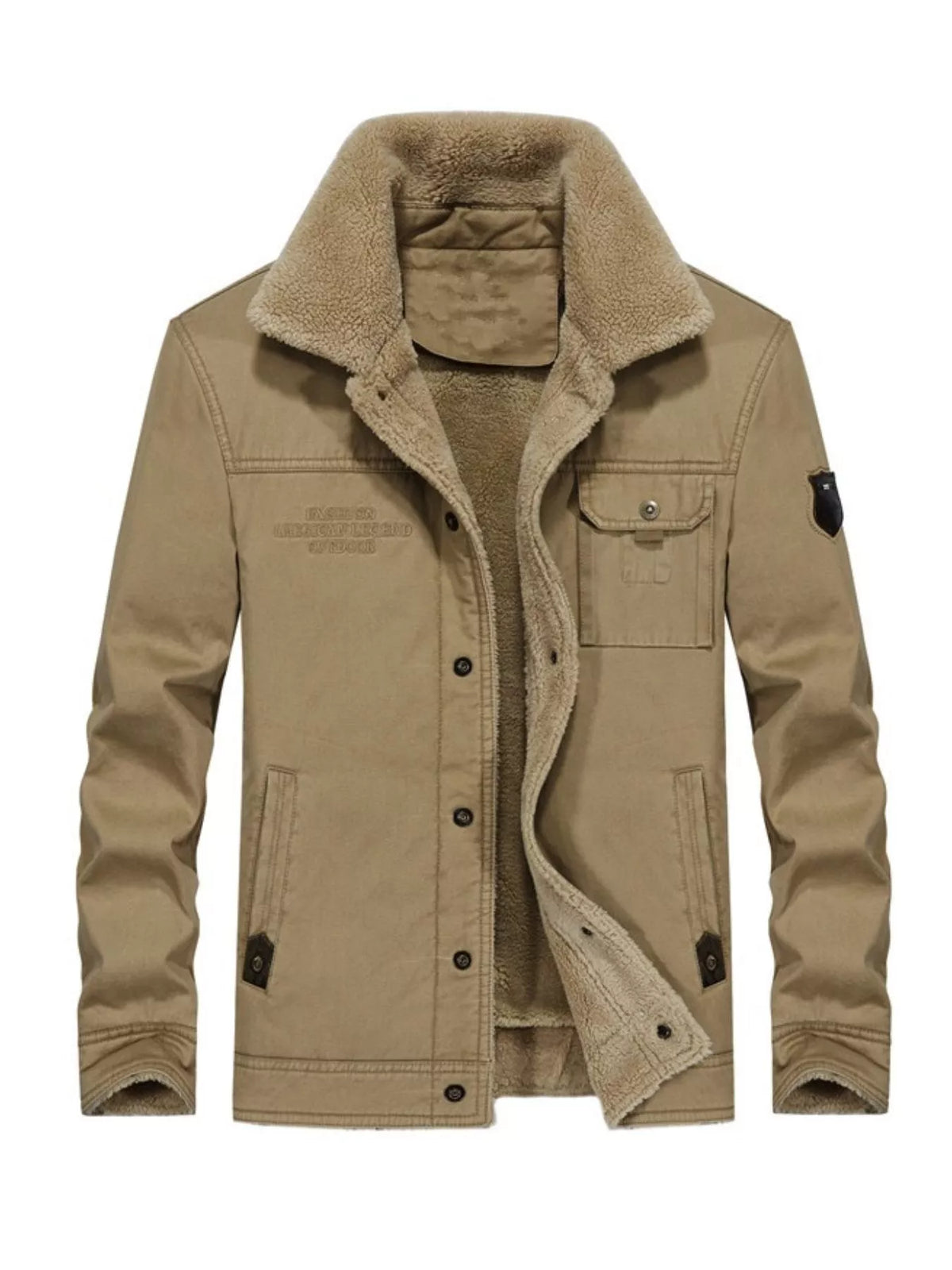 Veste homme Mahdi doublée sherpa – photo produit 4