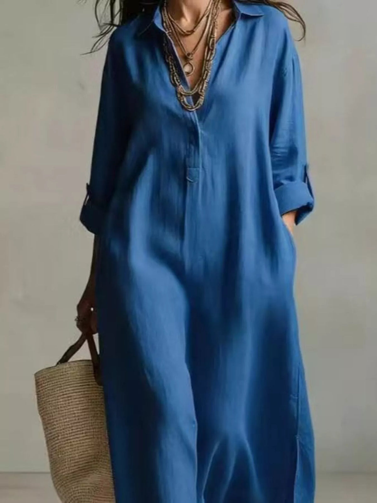 Robe chemise Maya grande taille – photo produit 6