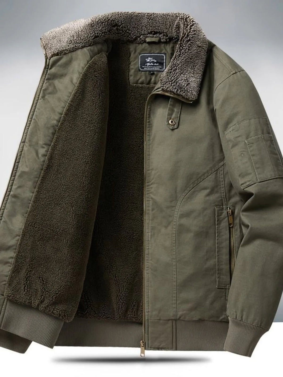 Veste homme Léandre doublée grande taille – photo produit 7