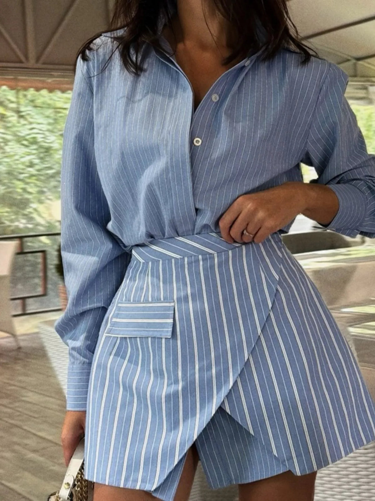 Ensemble Cassandre chemise et jupe – photo produit 2