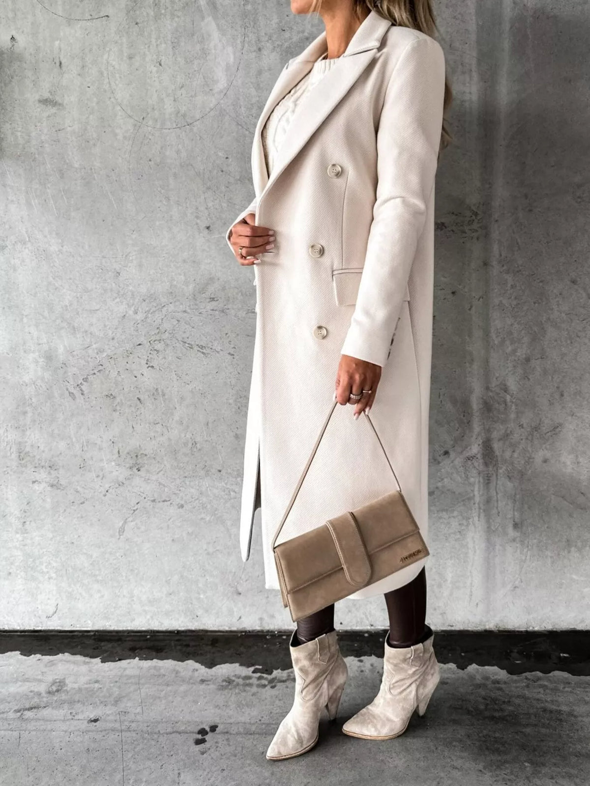 Manteau Calypso – long croisé – photo produit 2