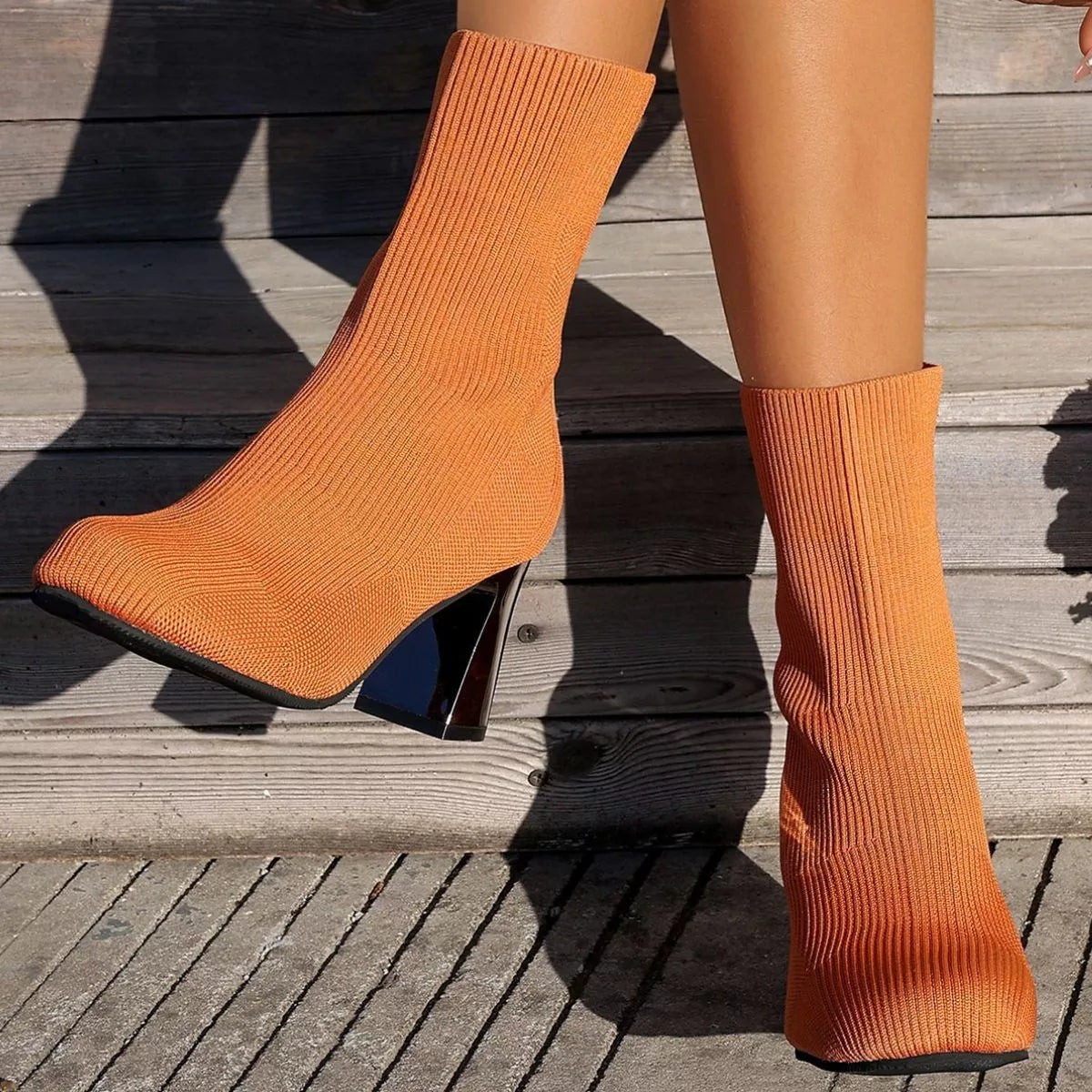 Bottines Roxane bout rond – photo produit 9