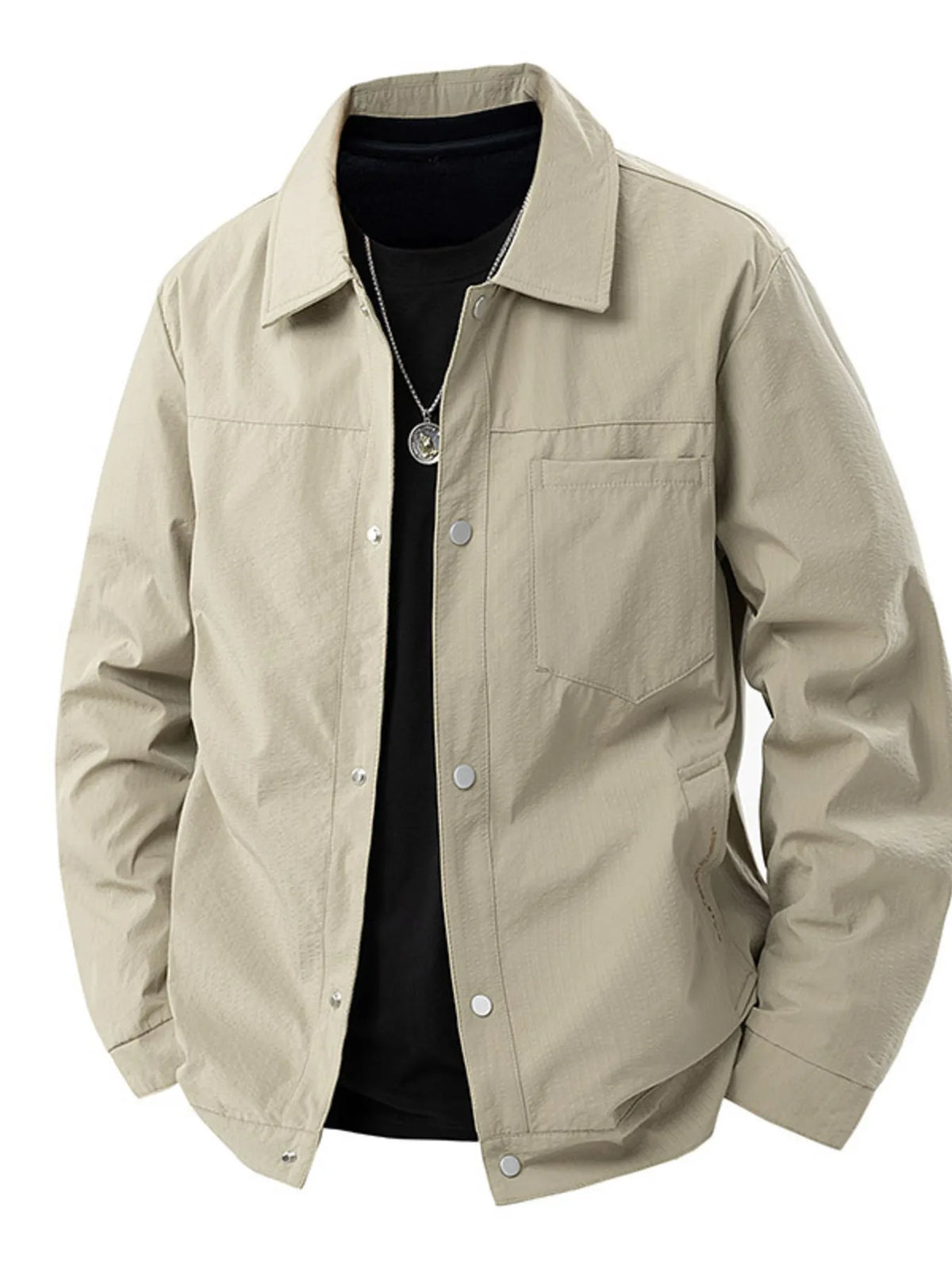 Veste homme Nino légère à pressions – photo produit 1