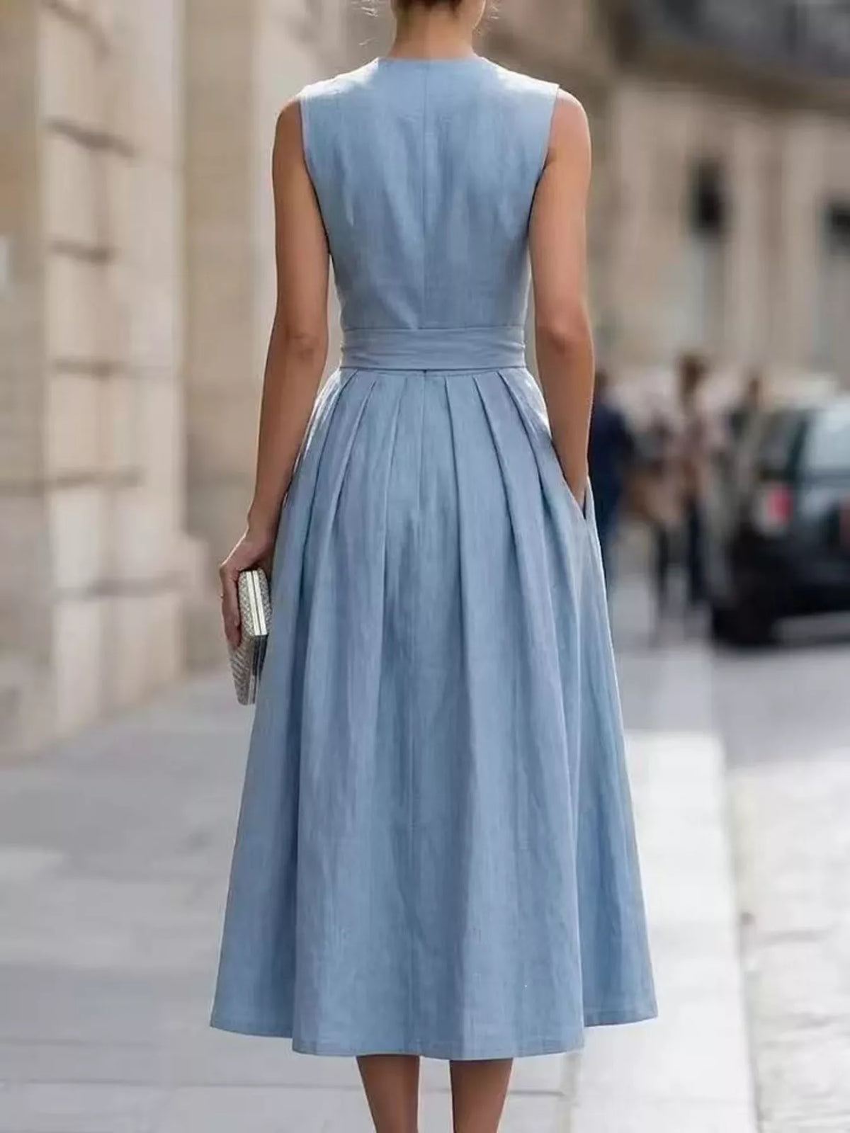 Robe midi Belinda grande taille – photo produit 2