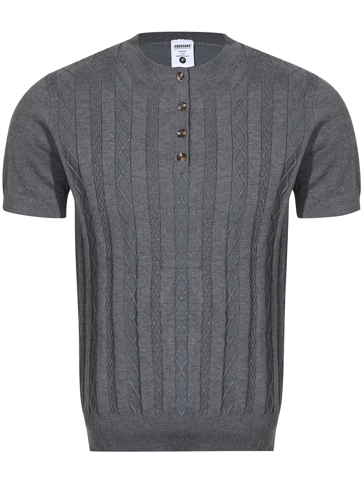 Polo Maël – maille torsadée – photo produit 4