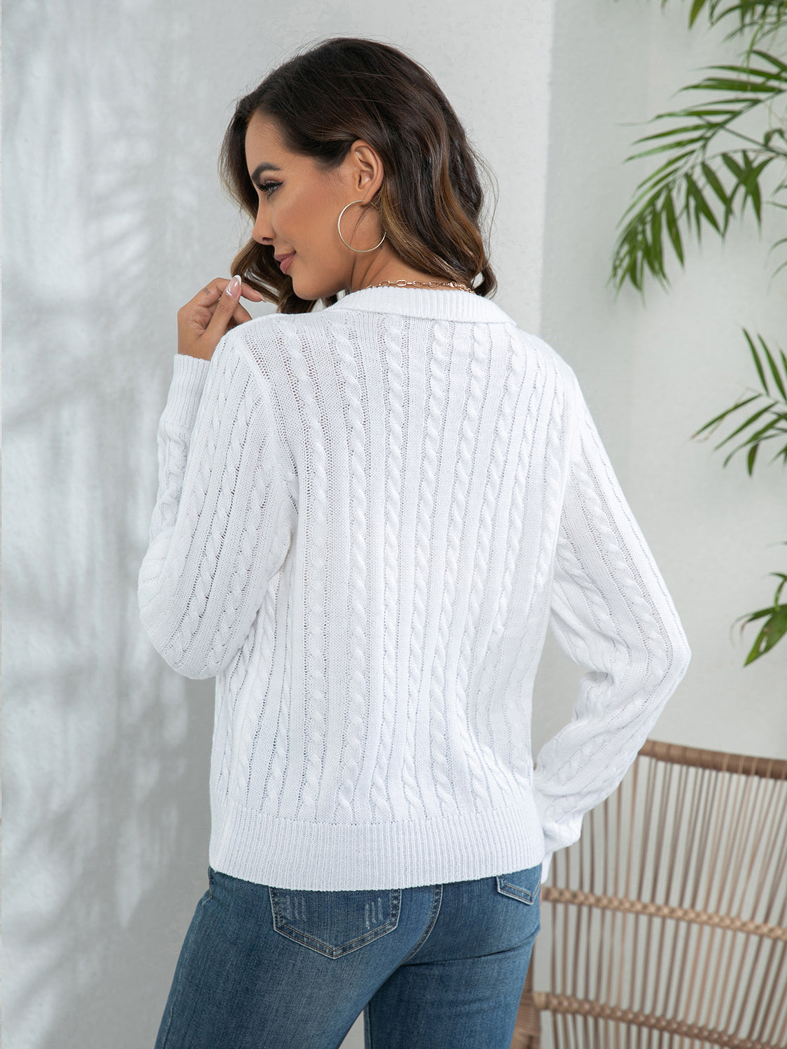 Pull Alba en maille torsadée – photo produit 9