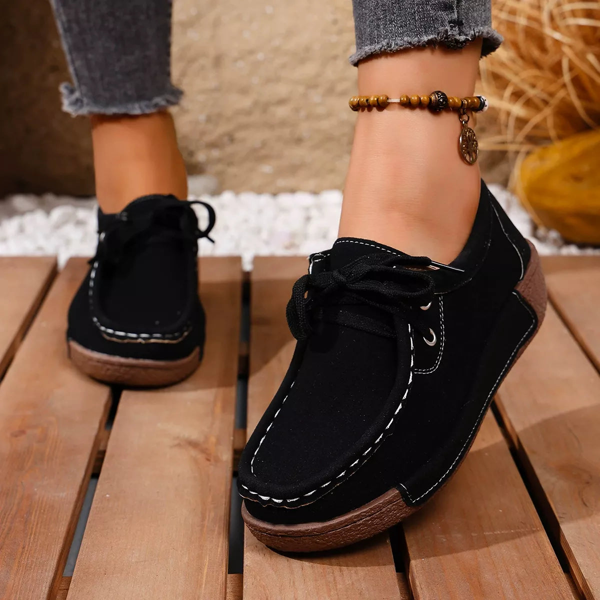 Mocassins Hugo à lacets – photo produit 2
