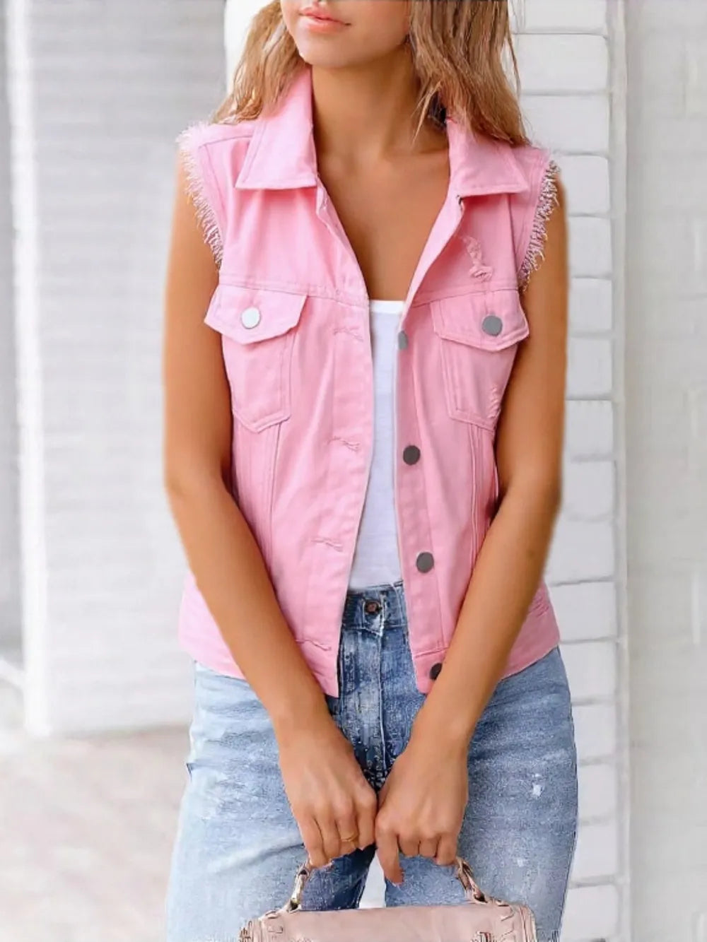 Veste en jean Mila grande taille – photo produit 6