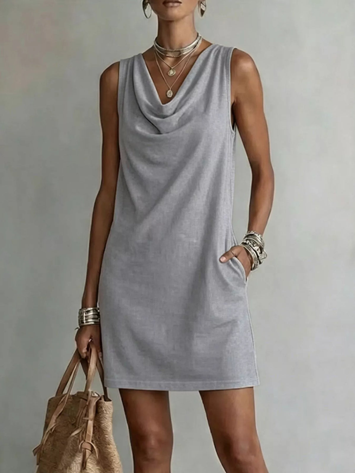 Robe courte Belinda grande taille – photo produit 9