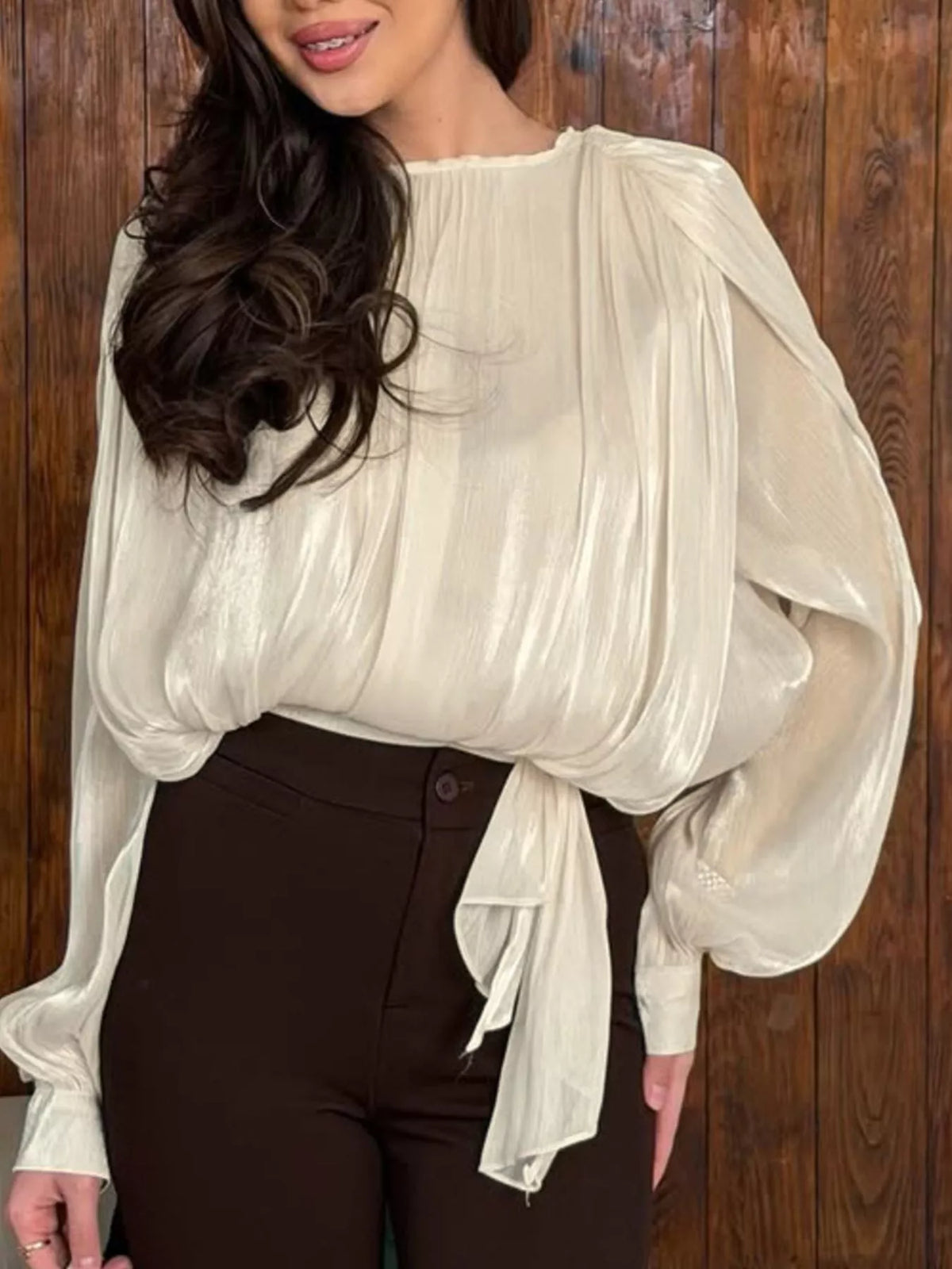 Blouse Hélène métallisée – photo produit 2