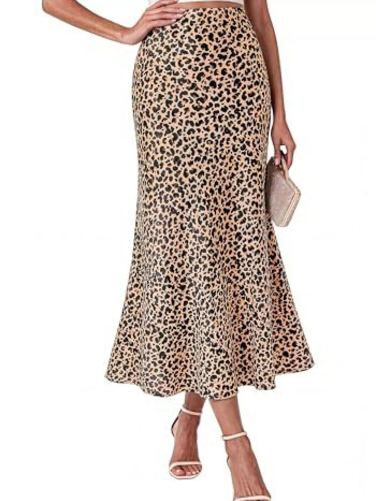 Jupe Erell – midi sirène taille haute – photo produit 9