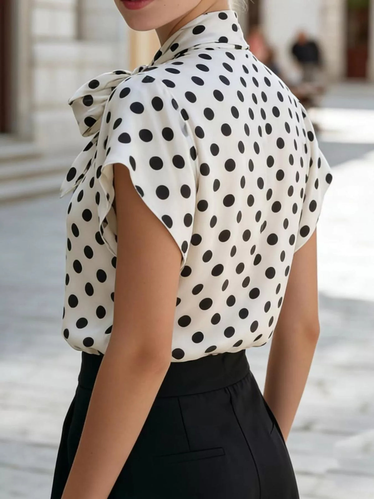 Blouse Oléna à pois – photo produit 2