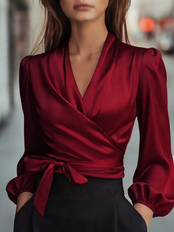 Blouse Naomi satinée