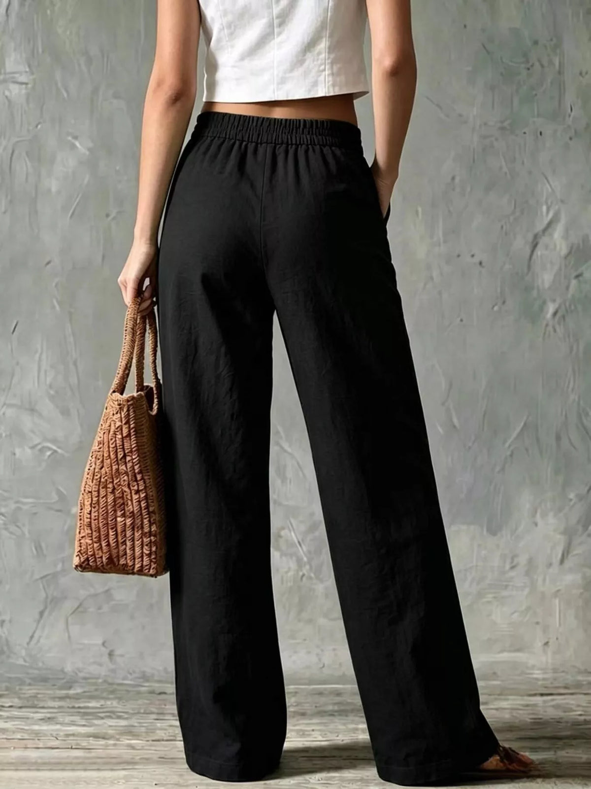 Pantalon Yara large fluide – photo produit 8